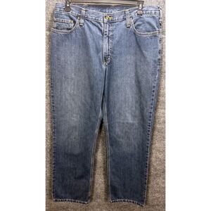 Carhartt Relaxed Jeans 101483-968 Holter Straight Workwear Denim 38x32 (38x30)